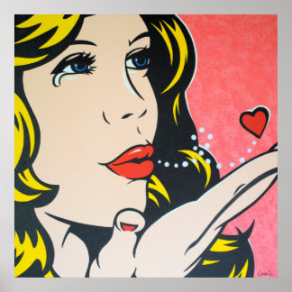Ledsen Adjö - Original Pop Art Poster