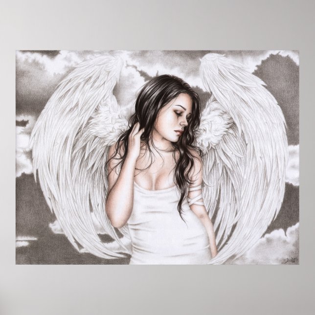 Ledsen Angel Poster (Framsidan)