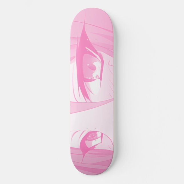 Ledsen Anime Öga Skateboard Deck (Framsida)
