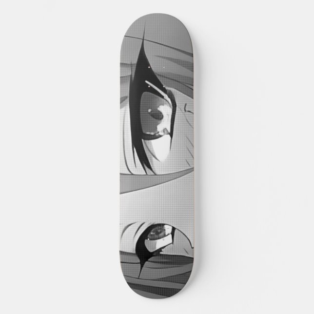 Ledsen Anime Öga Skateboard Deck (Framsida)