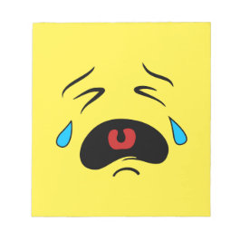 Ledsen Ansikte Emoji Anteckningsblock
