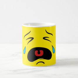 Ledsen Ansikte Emoji Kaffemugg