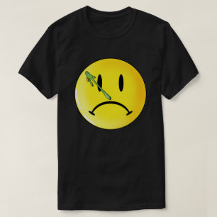 Ledsen Ansikte emoji med Booger T Shirt