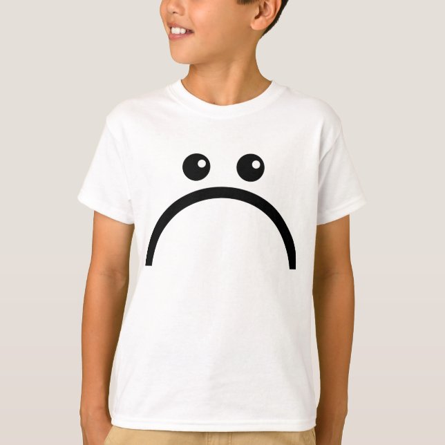 Ledsen Ansikte T-shirt (Framsida)