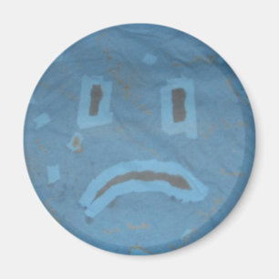 Ledsen ansiktemagnet magnet