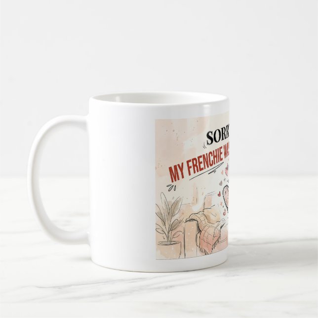Ledsen är jag sen min fransmannen var söt Rol Kaffemugg (Vänster)