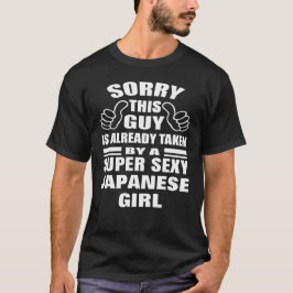 Ledsen att den här killen tas av Sexy Japanska Gir T Shirt