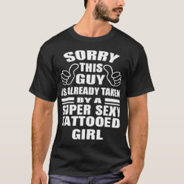 Ledsen att han tas av Sexy Tattooed Girl T Shirt