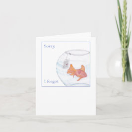 Ledsen att jag glömde ett sent kort