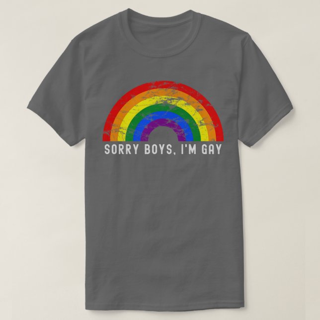 Ledsen Boys Im Gay Rainbow Lgbtq Pride Gay rights  T Shirt (Design framsida)