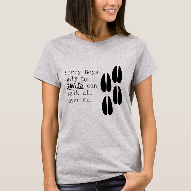 Ledsen Boys, mina getter kan bara gå över mig T Shirt (Framsida)