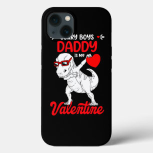 Ledsen Boys pappa Valentine T rex Dinosaur Valenti