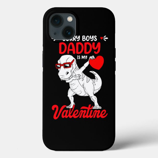 Ledsen Boys pappa Valentine T rex Dinosaur Valenti (Baksida)