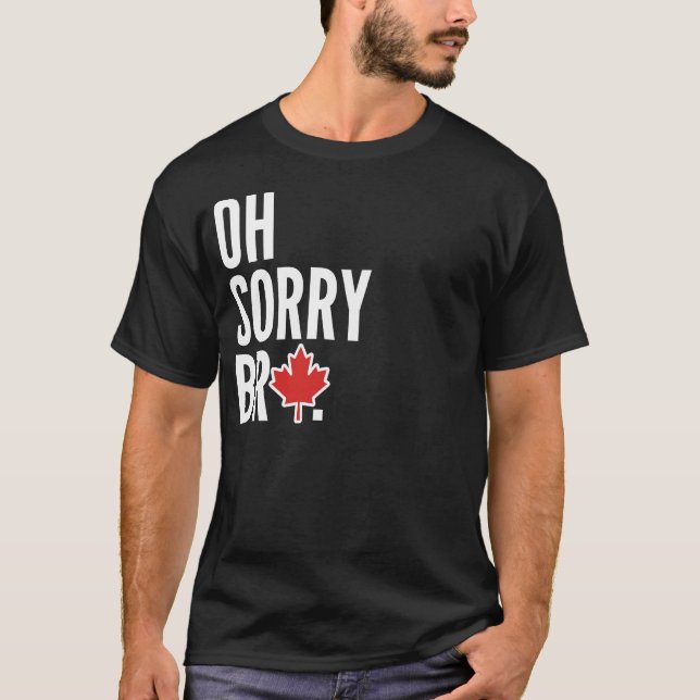 Ledsen Bro skjortamörk T Shirt (Framsida)