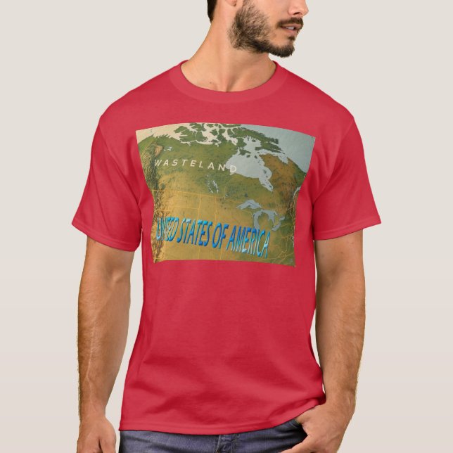 Ledsen Canada manar cardinal red T-shirt (Framsida)