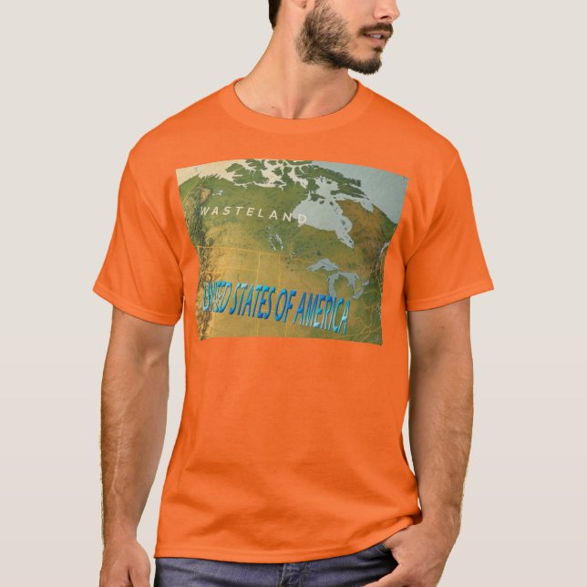 Ledsen Canada manar orange T-shirt (Framsida)