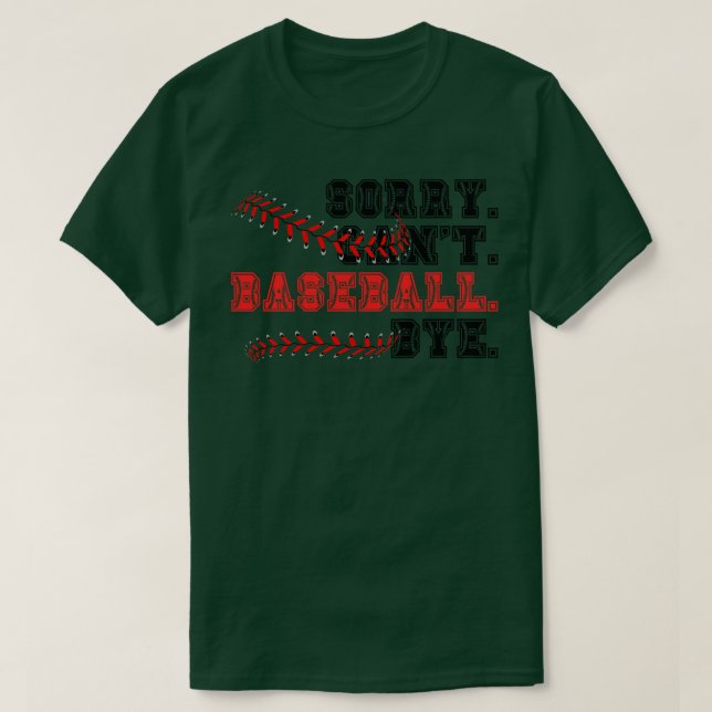 Ledsen Cant Baseball Adjö 23 T Shirt (Design framsida)