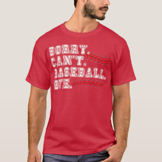 Ledsen Cant Baseball Adjö 6 T Shirt