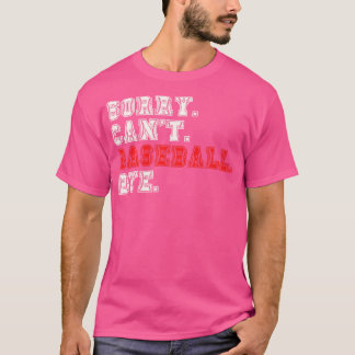 Ledsen Cant Baseball Adjö 8 T Shirt