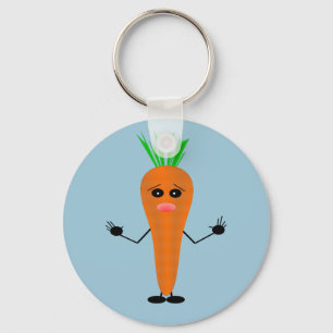 Ledsen Carrot av Kenneth Yoncich Nyckelring