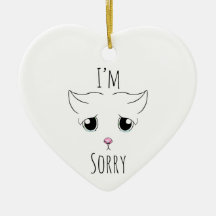 Ledsen Cat Ansikte: Jag är ledsen