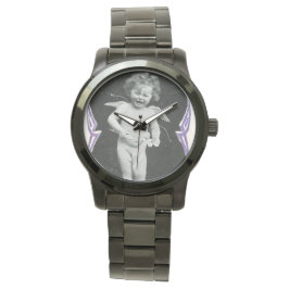 Ledsen Cherub Angel Skriv ut Armbandsur