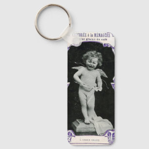 Ledsen Cherub Angel Skriv ut Nyckelring