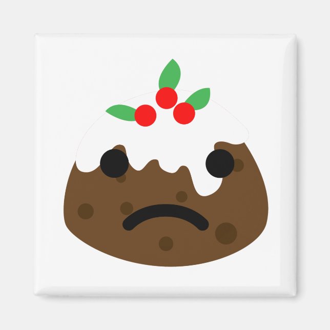 ledsen christmas pudding magnet (Framsidan)