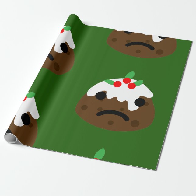 ledsen christmas pudding presentpapper (Utrullad)