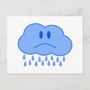 Ledsen Cloud Vykort