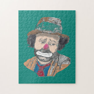 Ledsen Clown #2 Puzzle Pussel