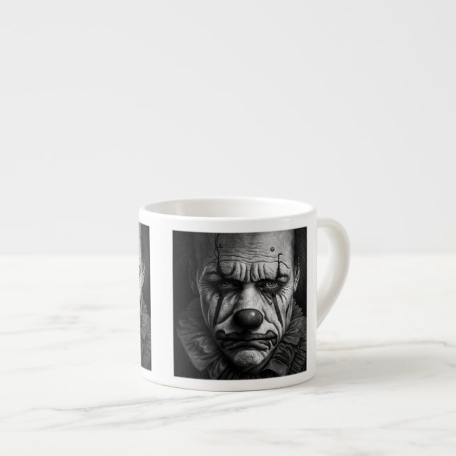 Ledsen Clown Espresso Mugg Espressomugg (Framsida höger)