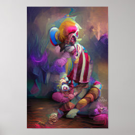 LEDSEN CLOWN fantasybild poster