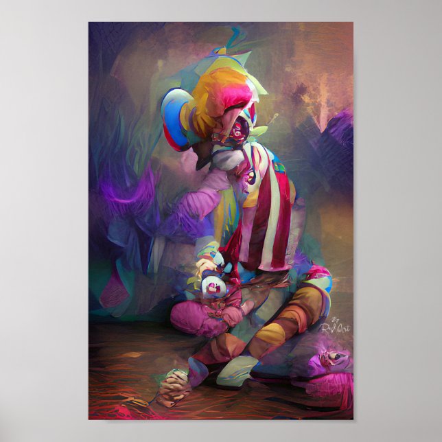 LEDSEN CLOWN fantasybild poster (Framsidan)