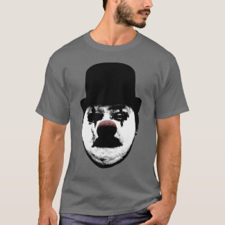 Ledsen clown - grå färgT-tröja T-shirt