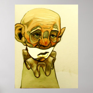 ledsen clown poster