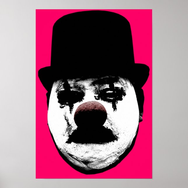 Ledsen Clown Poster (Framsidan)
