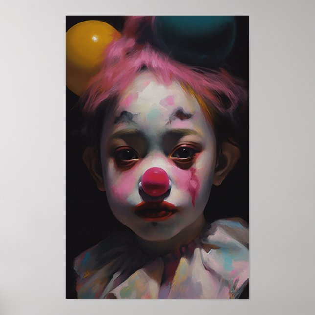 Ledsen Clown Poster (Framsidan)