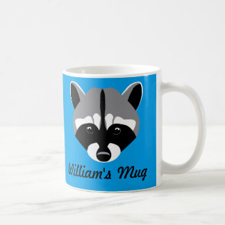 Ledsen Cute Raccoon Kaffemugg
