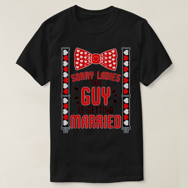 Ledsen damer den här killen gifter sig rolig svens t shirt (Design framsida)