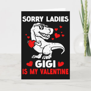 Ledsen damer Gigi är min Alla hjärtans dag Söt din Kort