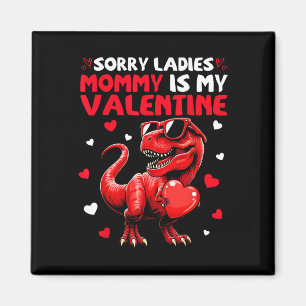 Ledsen damer Mamma är min älskling dinosaurie som Magnet