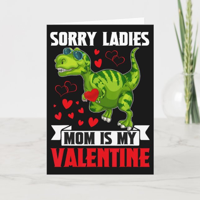 Ledsen damer mamma är min valentin för småbarnsbyx kort (Framsida)