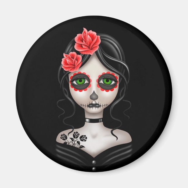 Ledsen Day of the dead Girl på Black Magnet (Framsidan)