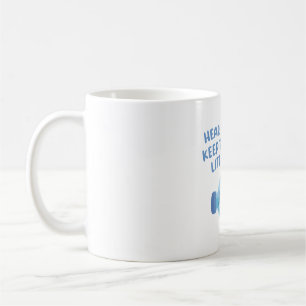 Ledsen delfiner som fångats i Flaska, Behållan vid Kaffemugg