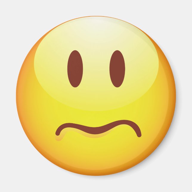 Ledsen Emoticon Magnet (Framsidan)