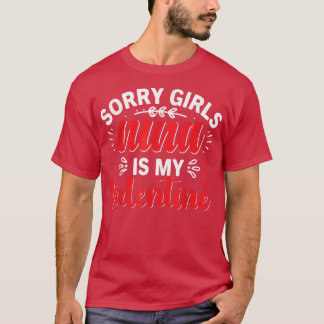 Ledsen, flickor mina Tillhör till Nina Funny Valen T Shirt