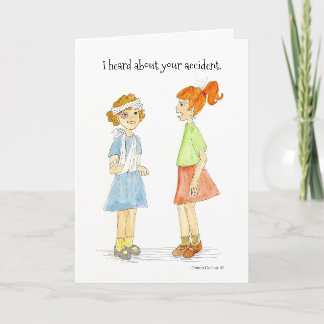 Ledsen för din olycka kort (Framsida)