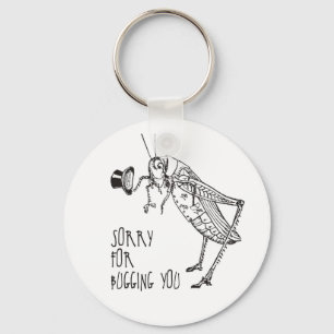 Ledsen för felsökning: Vintage grasopper/cricket Nyckelring