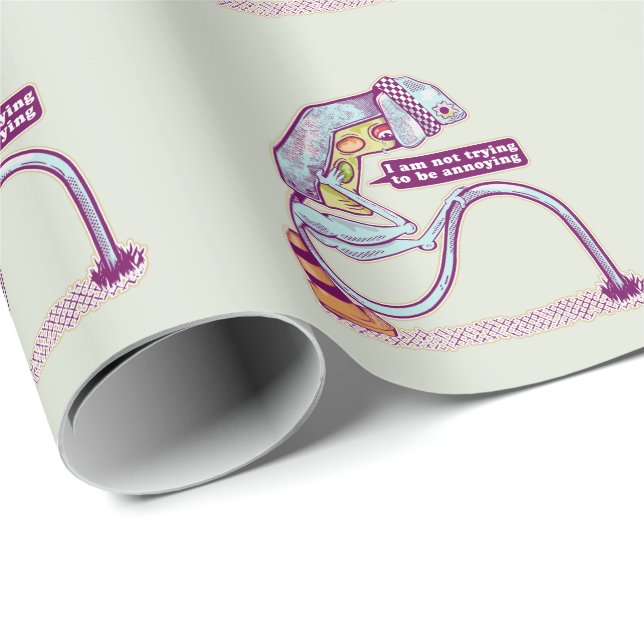 Ledsen för tittar trafikljus presentpapper (Rullad Hörn)